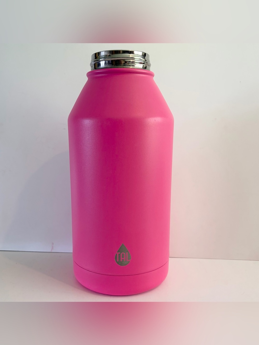 64 oz TAL Pink stainless steel Insulated Water Bottle with loop handle